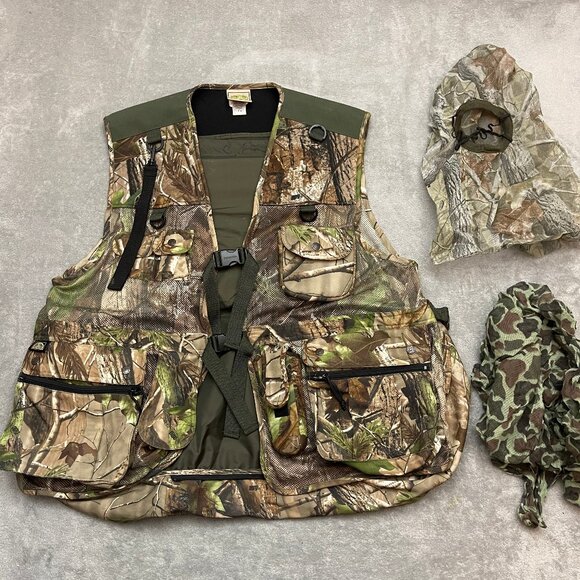 Fieldline Men's Turkey Vest Realtree APG Camo XL/2XL ((Back Pad, No Seat Pad)) - Picture 1 of 13